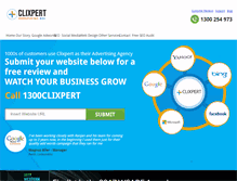 Tablet Screenshot of clixpert.com.au